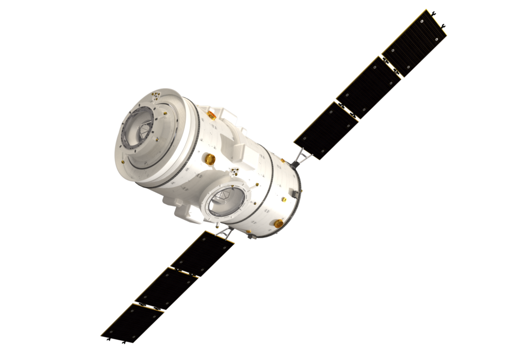 Cylinder module with solar cell wings