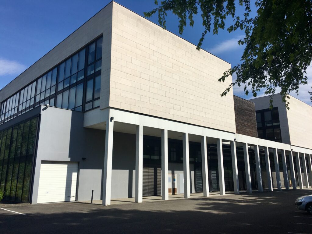 ISU main campus building rear view